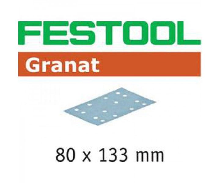 Фото Материал шлифовальный Festool Granat P 240, компл. из 100 шт. STF 80x133 P240 GR 100X в интернет-магазине ToolHaus.ru