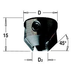 Фото Зенкер для сверла TCT Z2 D=16 d=6 RH в интернет-магазине ToolHaus.ru