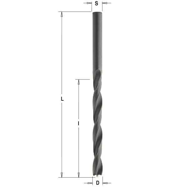 Фото 2x24x49 Z=2 S=2 LH Сверло СМТ спиральное в интернет-магазине ToolHaus.ru